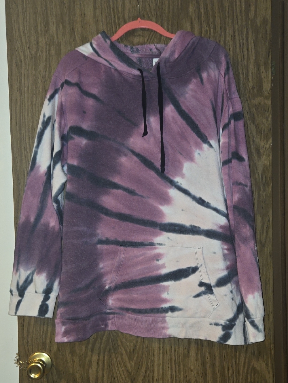 Victorias Secret Pink Tie-Dye Purple Hoodie